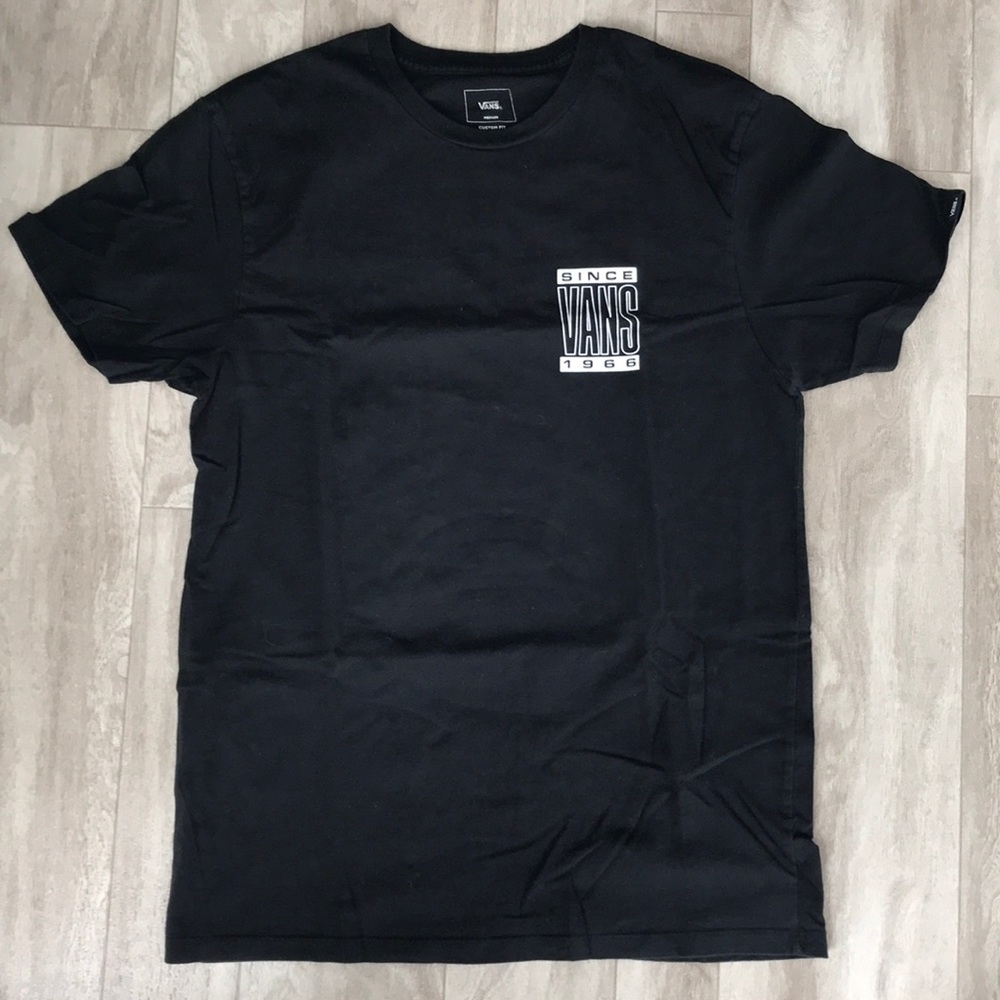 Vans Black logo t-shirt S/S